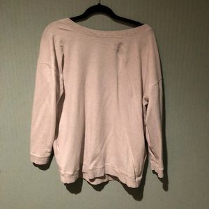 Soft low back Vince sweatshirt